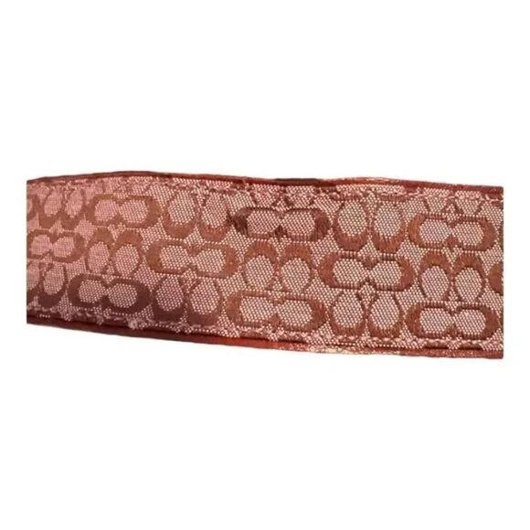 Coach Signature Purple Burgundy Belt size Med ⭐️ - Picture 2 of 4